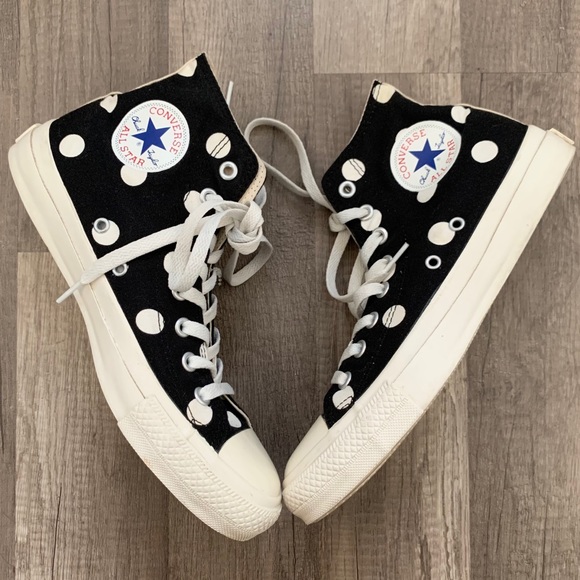 Comme Des Garçons Play X Converse High Top  Shoe - Picture 2 of 8